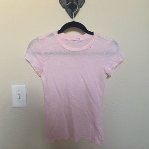 Re/Done Pink Slim Fit Tee